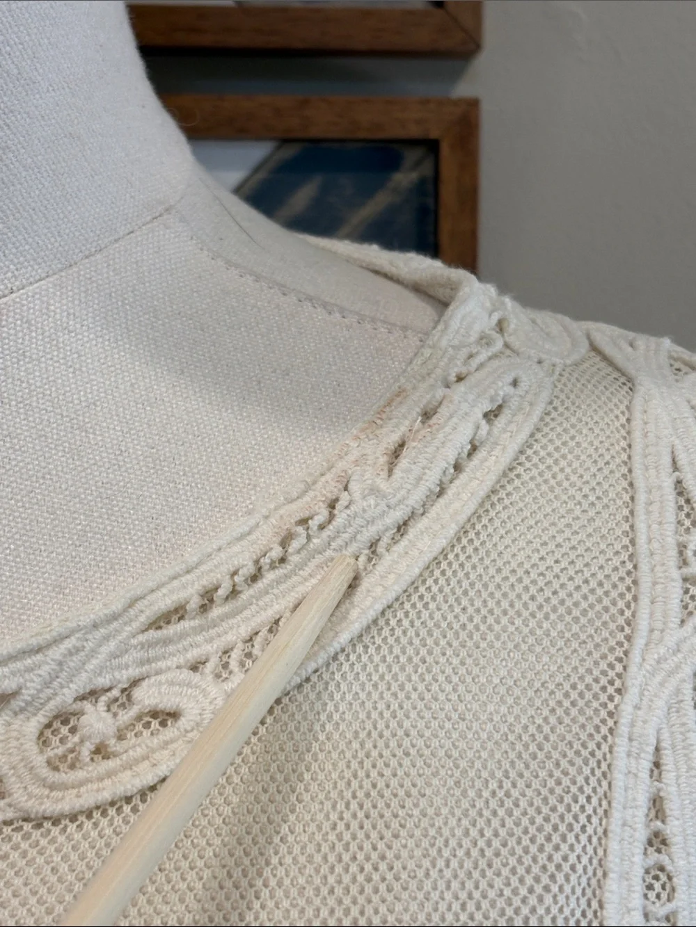 Free People I'm Pretty, Okay Top Ivory Lace size Medium
